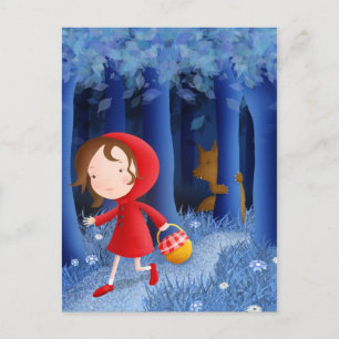 Little Red Riding Hood - postcard