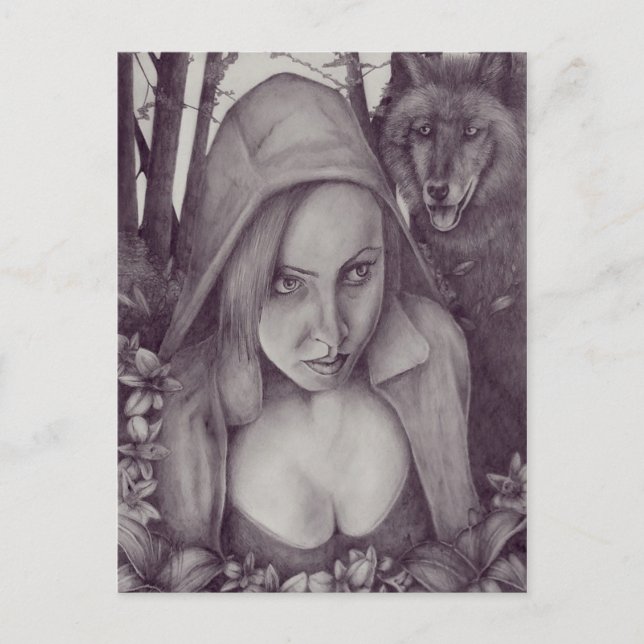 Little Red Riding Hood Postcard (Front)