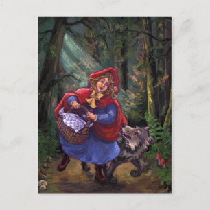 Little Red Riding Hood Postcard