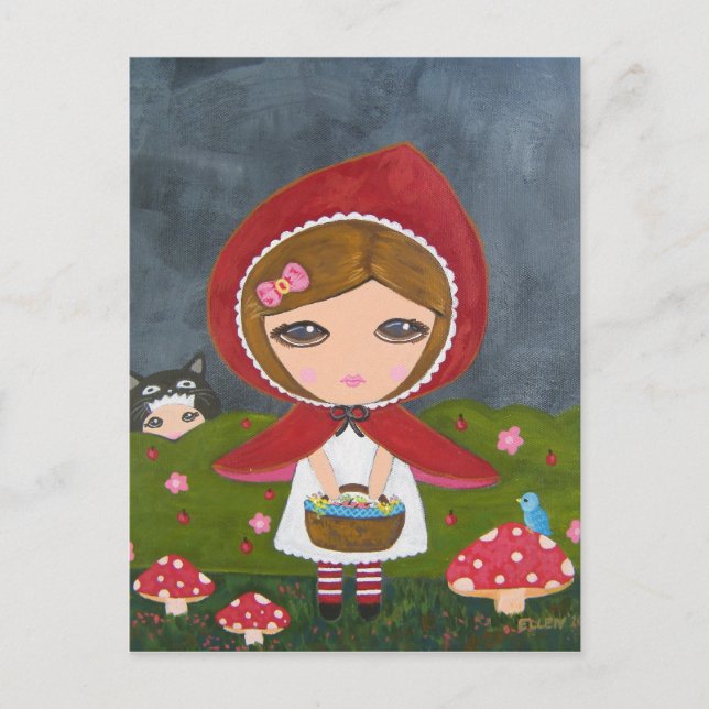 Little Red Riding Hood Postcard (Front)