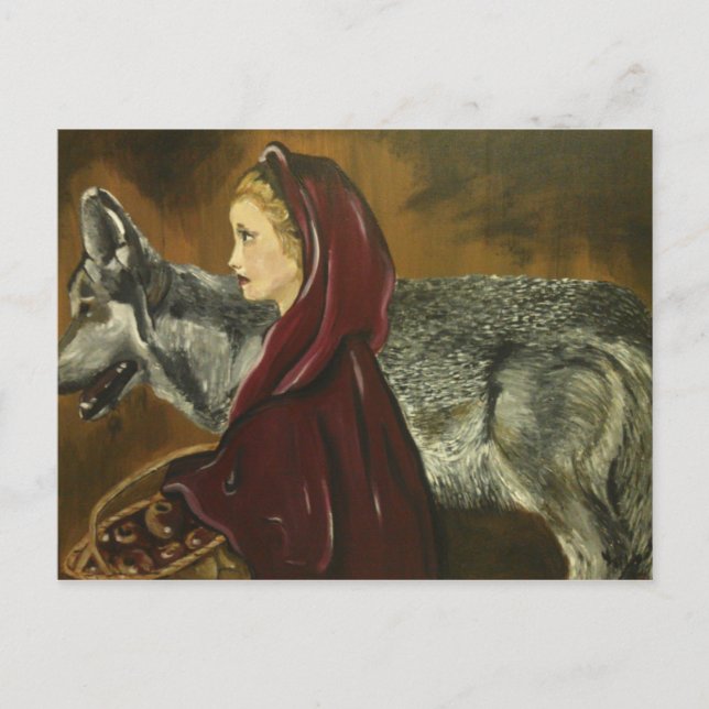 Little Red Riding Hood Postcard (Front)