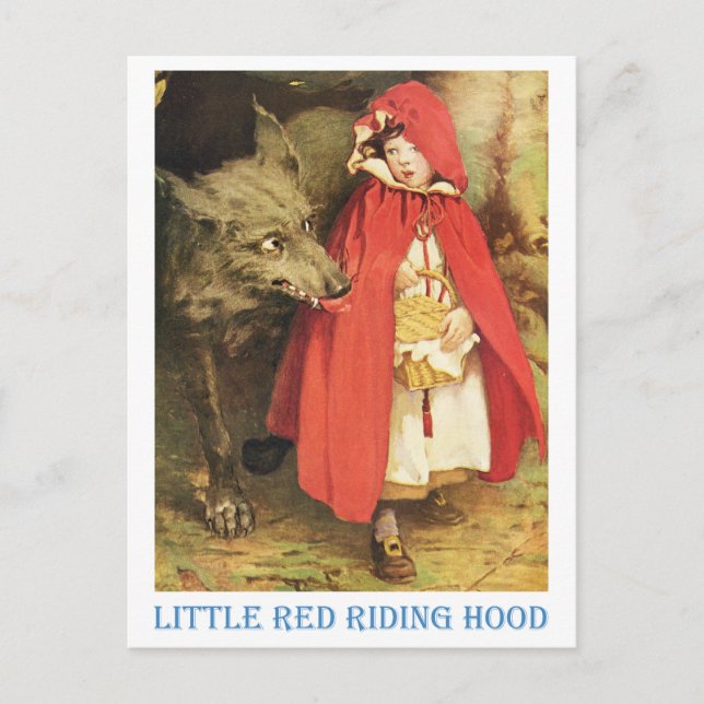 Little Red Riding Hood Postcard (Front)