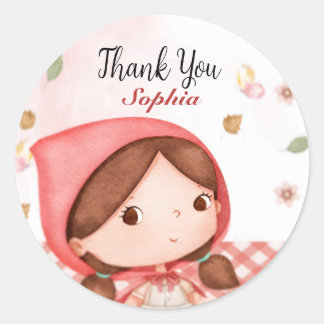 Little Red Riding Hood Thank You Tag