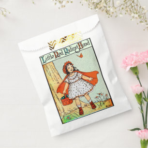 Little Red Riding Hood Vintage Cute Favour Bags
