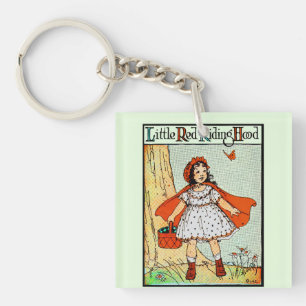 Little Red Riding Hood Vintage Cute Key Ring