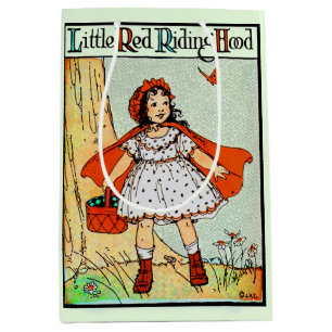 Little Red Riding Hood Vintage Cute Medium Gift Bag
