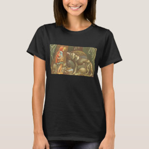 Little Red Riding Hood, Vintage Fairy Tale T-Shirt