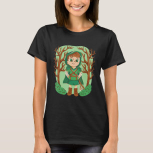 Little Red Riding Hood Walking in the Forest T-Shirt