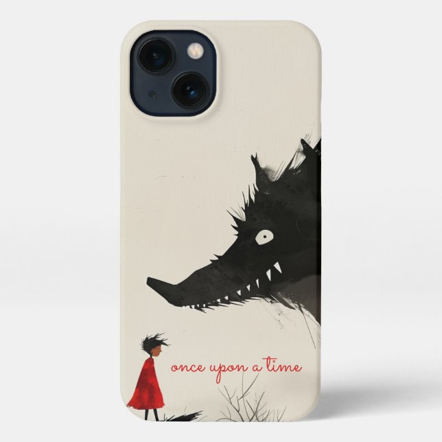 Little Red Riding Hoos & the Evil Wolf iPhone Case (Back)