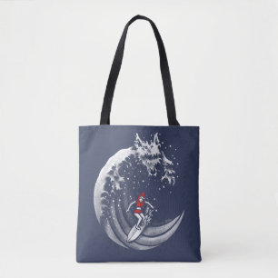Little Red Surfing Hood Tote Bag