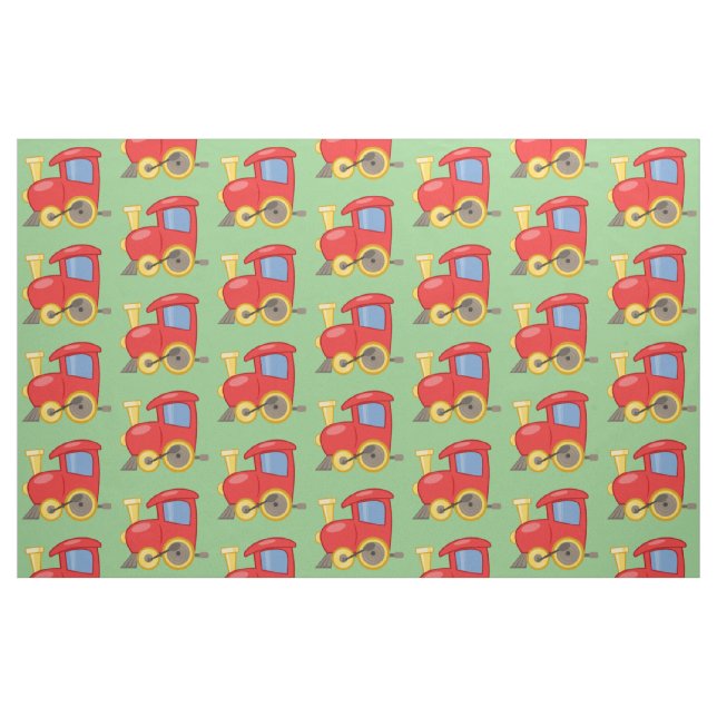Little Red Train Fabric (Fat Quarter)