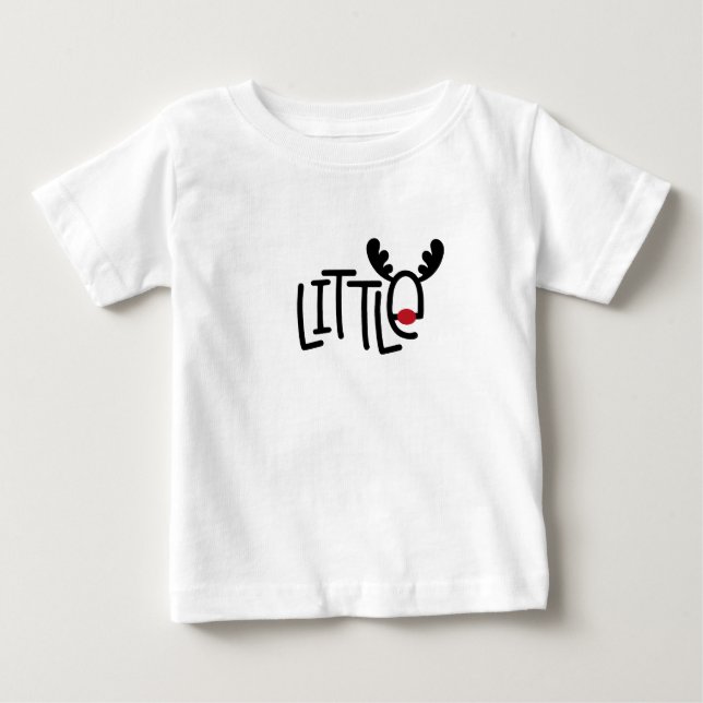 Little Reindeer Christmas  Baby T-Shirt (Front)