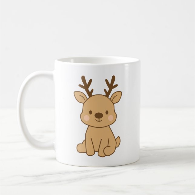 Little Reindeer Coffee Mug (Left)