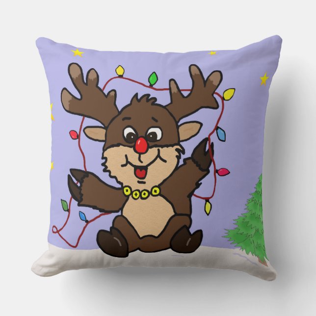 Little Reindeer Cushion (Front)