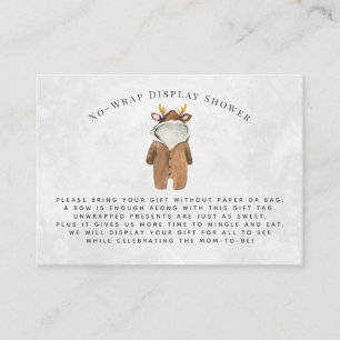 Little Reindeer Display Shower Invitation Insert