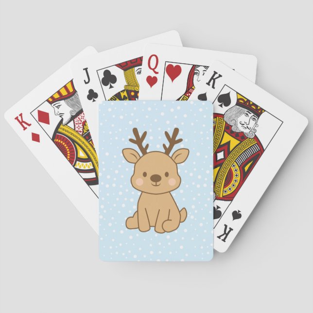 Little Reindeer Playing Cards (Back)