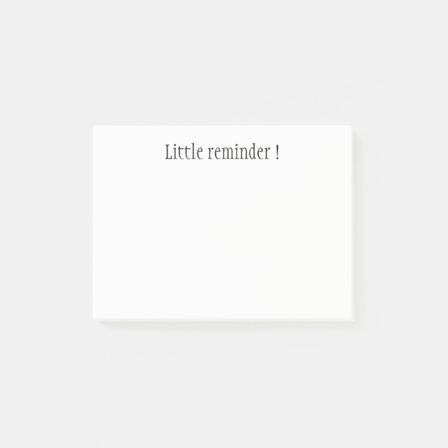 Little Reminder Post-it Notes (Front)