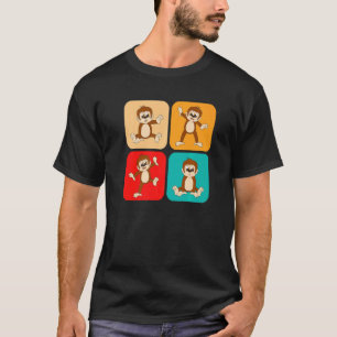 Little Retro Monkeys I Kids I Toddler Monkey T-Shirt