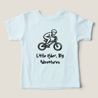 Little Rider, Big Adventures Kids Bicycle T-Shirt