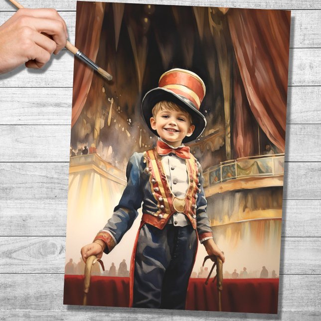 Little Ringmaster 3 Decoupage Paper (Creator Uploaded)