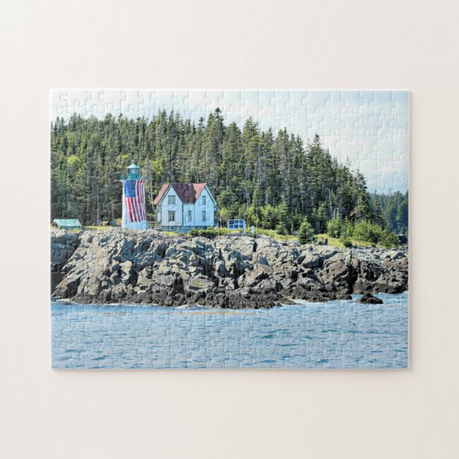 Little River Lighthouse, Maine Puzzle (Horizontal)