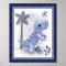 Little Roar Dinosaur - T-Rex Nursery Art