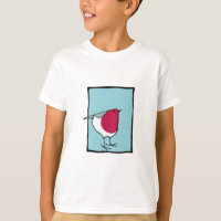 Little Robin blue Kids T-Shirt