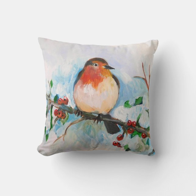 Little Robin Cushion (Front)