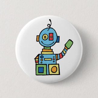 Little Robot 6 Cm Round Badge