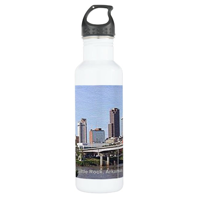 Little Rock, Arkansas 710 Ml Water Bottle (Front)