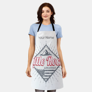 Little Rock Arkansas City United States USA Design Apron