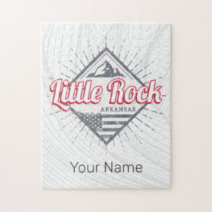 Little Rock Arkansas City United States USA Design Jigsaw Puzzle