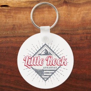 Little Rock Arkansas City United States USA Design Key Ring