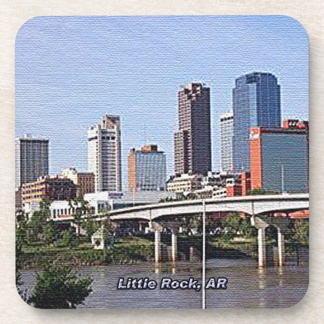 Little Rock, Arkansas Coaster (Front)