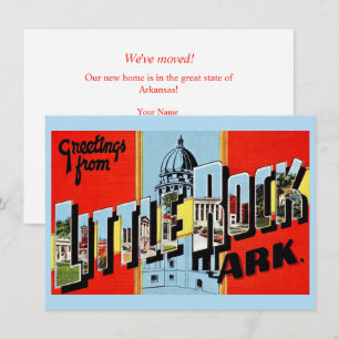 Little Rock, Arkansas  Moving Announcement