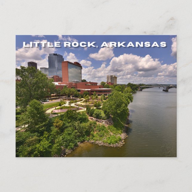 Little Rock Arkansas Postcard For Travel (Front)