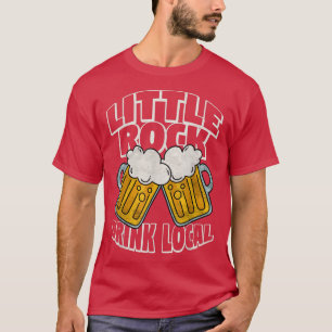 Little Rock Craft Beer, Arkansas Cold Beer Drinker T-Shirt