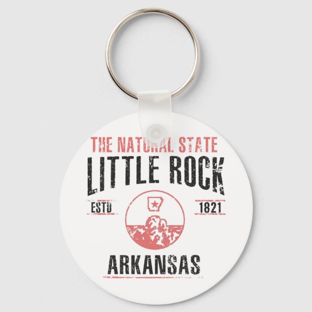 Little Rock Key Ring (Front)