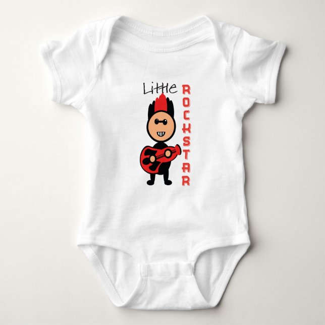 Little Rockstar Baby Bodysuit (Front)