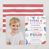 Little Rookie Baseball 4th Birthday Party Picture