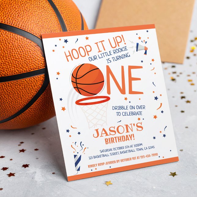 Little Rookie Basketball Budget 1st Birthday (Creator Uploaded)