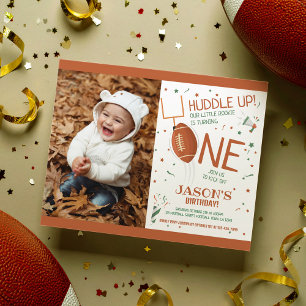 Little Rookie Football Budget Photo 1st Birthday