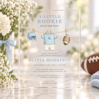 Little Rookie Football Clothesline Baby Shower
