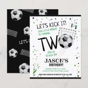 Little Rookie Soccer Budget 2nd Birthday
