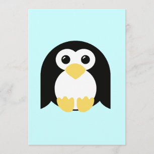 Little Round Penguin Invitation