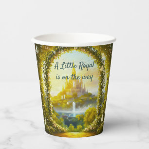 Little Royal Is on the Way Fairytale Princess  Paper Cups