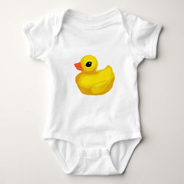 "Little Rubber Ducky" Baby Bodysuit (Front)