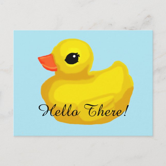 "Little Rubber Ducky" Postcard (Front)