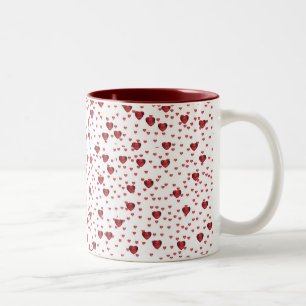 Little Ruby Hearts Mug