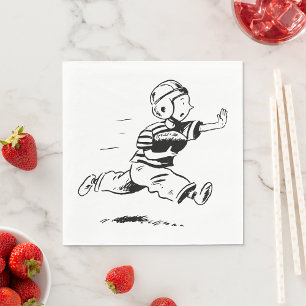 Little Running Back Paper Napkins
